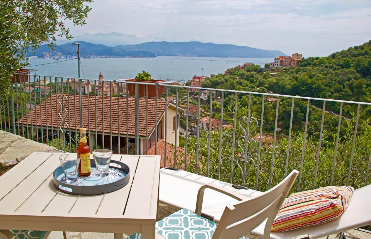 La Terrazza Con L'Ulivo - Guesthouse Con Terrazza E Vista Sul Golfo Dei Poeti La Spezia Eksteriør billede