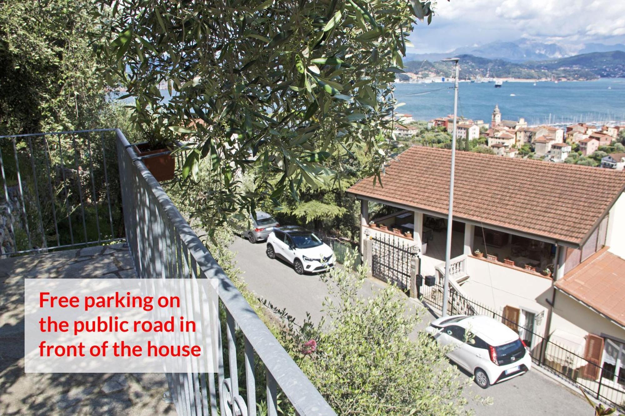 La Terrazza Con L'Ulivo - Guesthouse Con Terrazza E Vista Sul Golfo Dei Poeti La Spezia Eksteriør billede