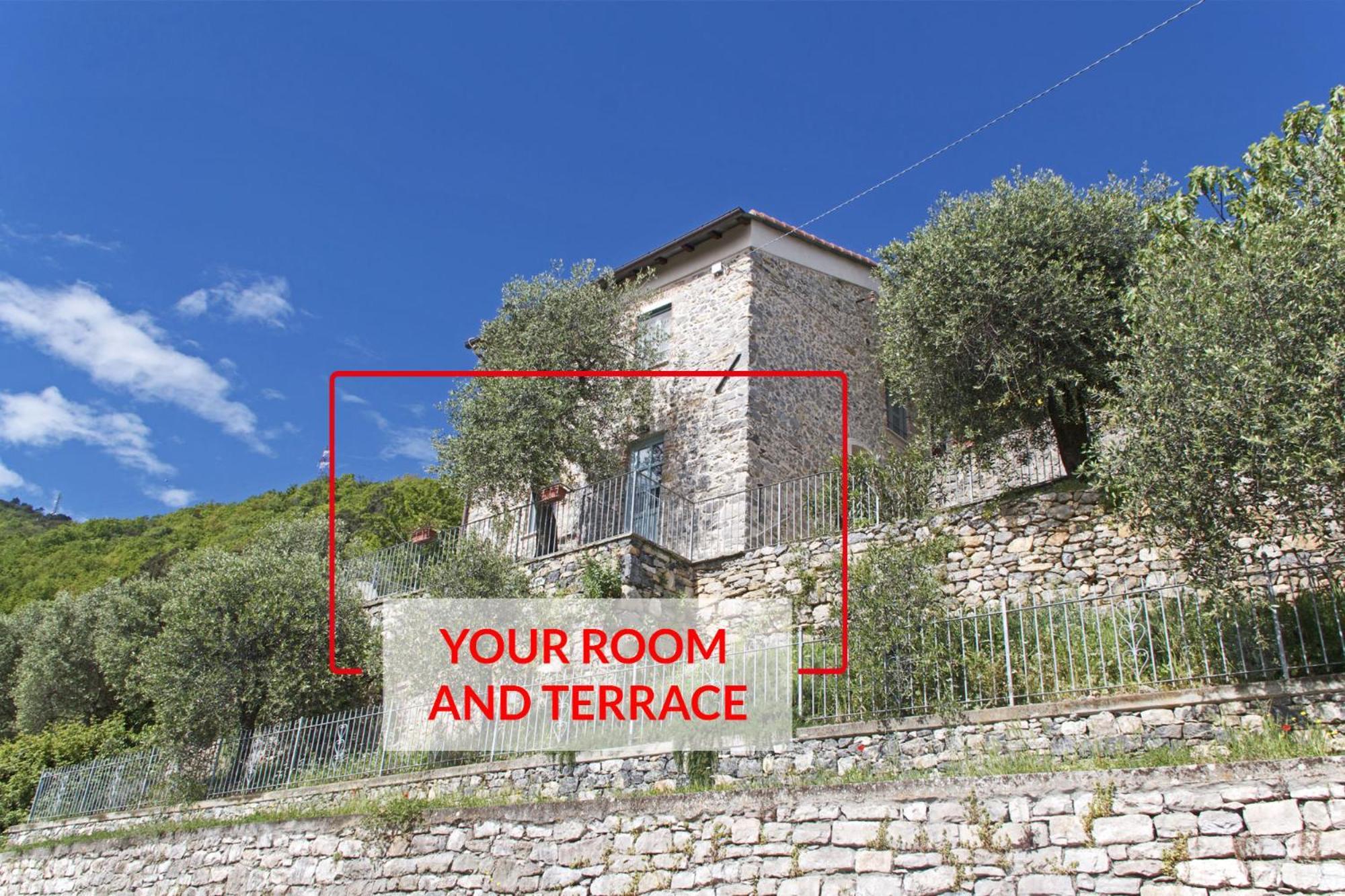 La Terrazza Con L'Ulivo - Guesthouse Con Terrazza E Vista Sul Golfo Dei Poeti La Spezia Eksteriør billede